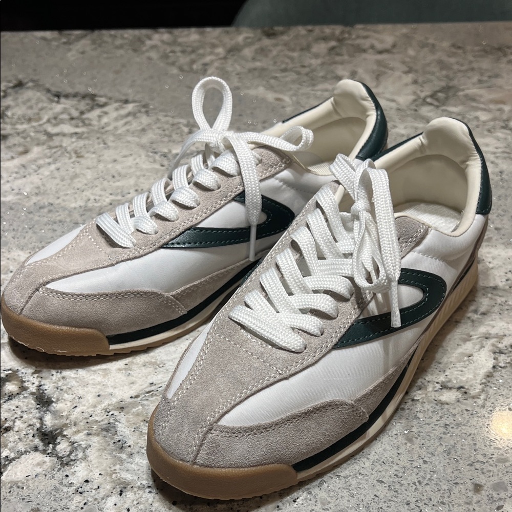 NWOB Tretorn Swedish White and Green Women's Sneakers Size 6.5 - Picture 10 of 10